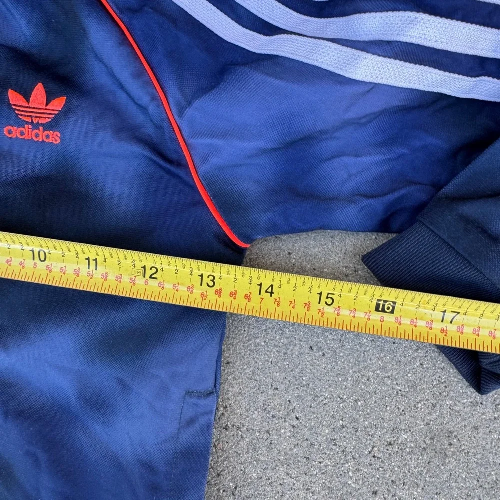 Adidas Originals Kids Navy Tie Dye Primegreen Track Jacket Orange Trefoil Size 6